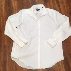 Calvin Klein white dress shirt, Men’s 17-34/35